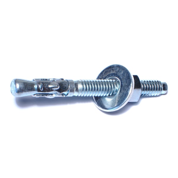 Midwest Fastener Wedge Anchor, 5/16" Dia., 3" L, Steel Zinc Plated, 50 PK 07615 - main